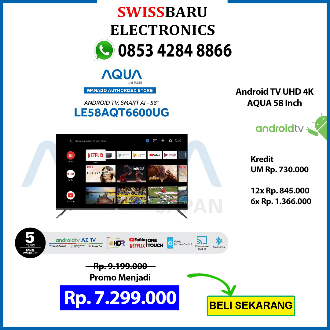 Daftar Harga LED TV di Manado 2022 - Swiss Baru Electronics