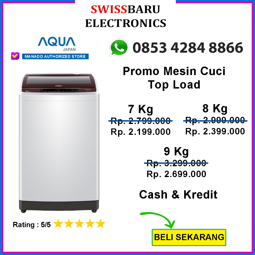 Harga Mesin Cuci di Manado 2022 - Swiss Baru Electronics