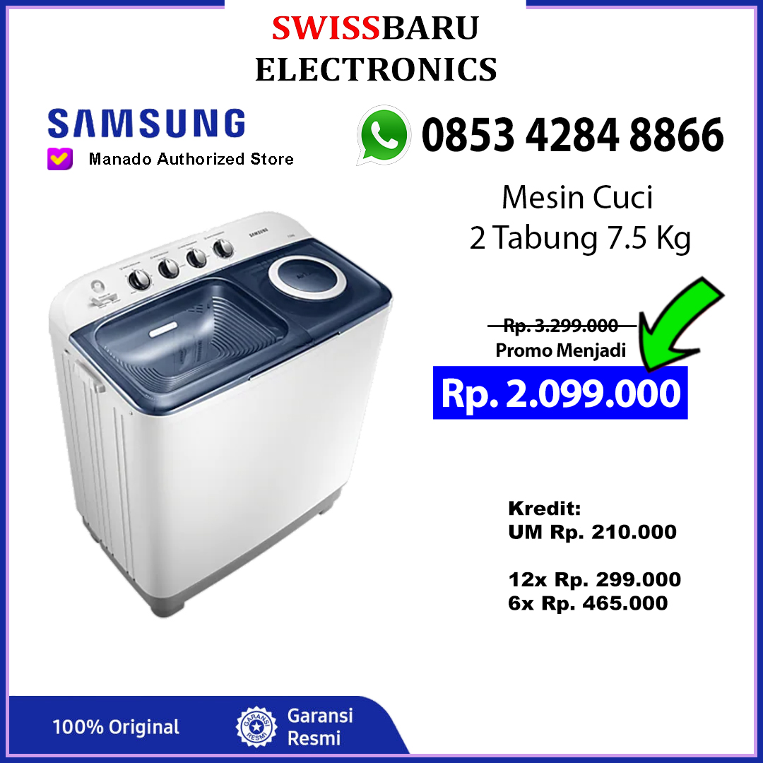 Harga Mesin Cuci di Manado 2022 - Swiss Baru Electronics
