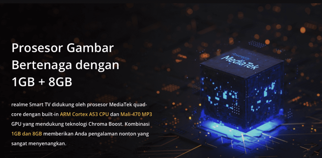 Spesifikasi Realme LED TV 43 Inch