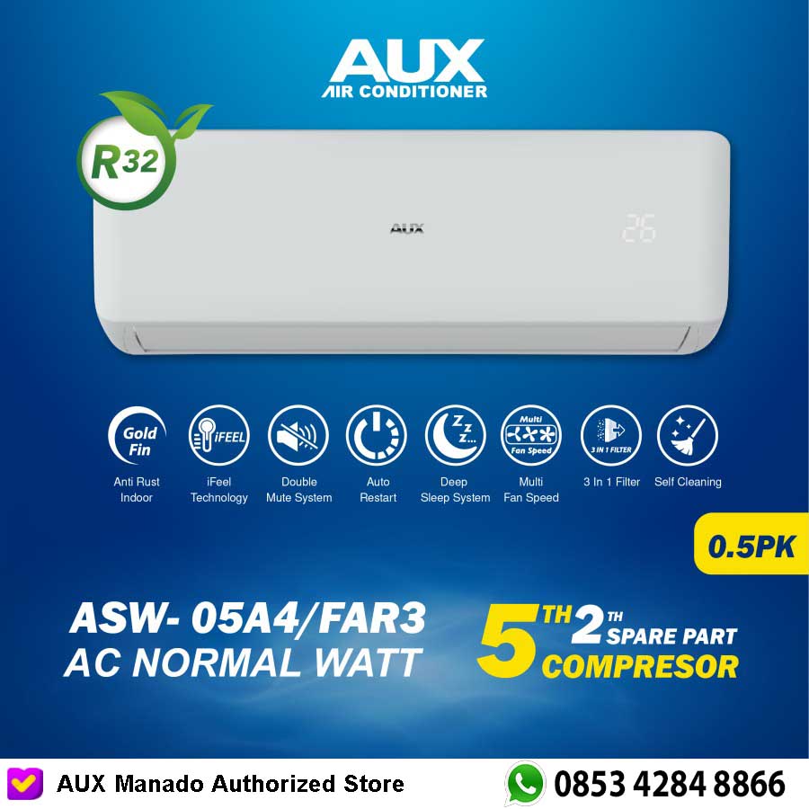 Harga AC 1/2 PK di Manado - Swiss Baru Electronics