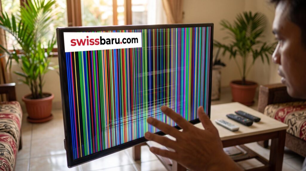 Penyebab Layar TV Bergaris dan Cara Mengatasinya