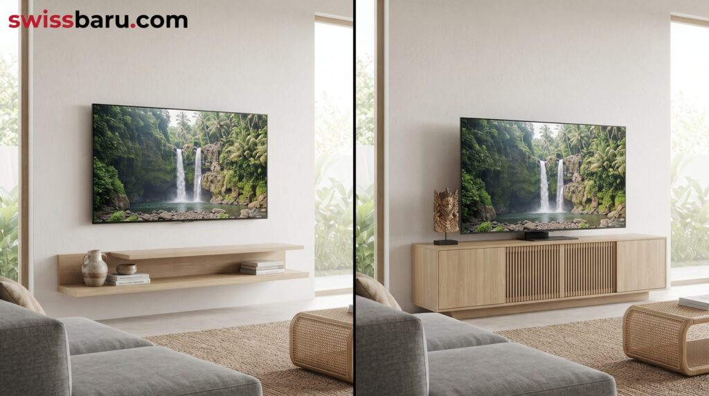 Pajang TV di Dinding atau di Meja, Mana yang Lebih Baik?