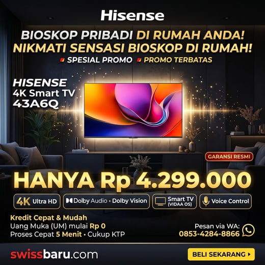 Hisense LED 43A6Q 4K Smart TV promo